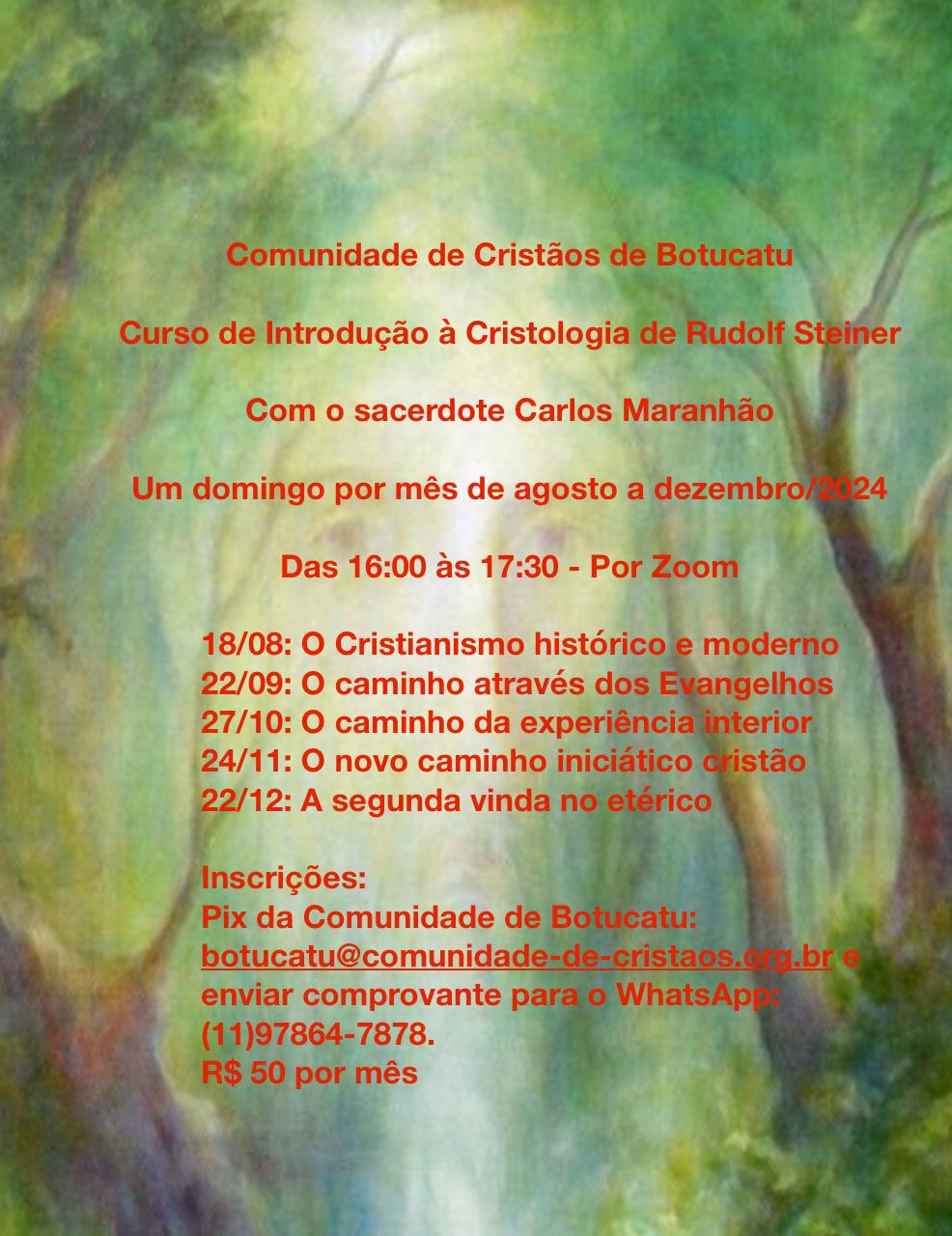 Curso de introdução à Cristologia de Rudolf Steiner